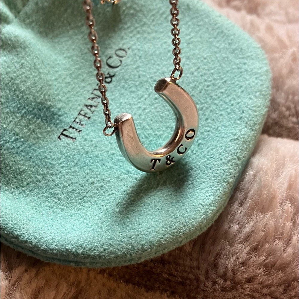 Authentic Tiffany & Co. Lucky horseshoe.  Sterling silver 925 . Gently loved.